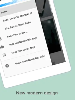 Audio Quran Abu Bakr Al Shatri android App screenshot 0