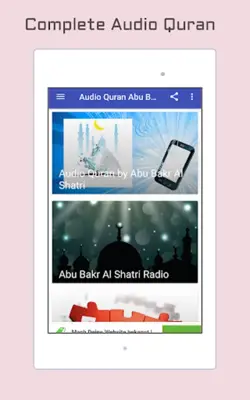 Audio Quran Abu Bakr Al Shatri android App screenshot 5