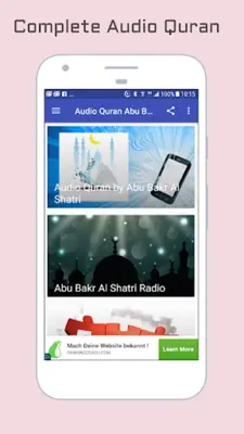 Audio Quran Abu Bakr Al Shatri android App screenshot 8